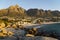 Idyllic Camps Bay beach and Table Mountain in Cape Town, South Africa