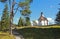 Idyllic chapel in the alps