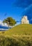 Idyllic chapel on the green hill