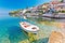 Idyllic coastal village of Racisce on Korcula island waterfront view