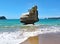 The idyllic coastline at Cathedral cove on the Coromandel Peninsular on North Island, New Zealand