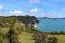 The idyllic coastline at Cathedral cove on the Coromandel Peninsular on North Island, New Zealand