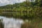 Idyllic Freshwater lake on Fraser island