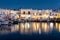 The idyllic harbour of Naousa village, Paros