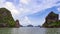 Idyllic Island Lagoon Mountains in Phang Nga Bay, Phang Nga Province, Thailand