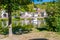 Idyllic Lahn River with Houseboat