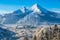 Idyllic landscape in the Bavarian Alps, Berchtesgaden, Germany