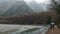 Idyllic landscape of Hotaka mountain range, Kamikochi national park, Kamikochi, Japan