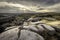 Idyllic landscape of Peak District National Park, Derbyshire, Uk