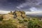 Idyllic landscape of Peak District National Park, Derbyshire, Uk