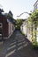 An idyllic, narrow street in Garnwerd, Holland