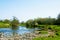 The idyllic river Ribble.