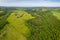 Idyllic rural, aerial view, Cotswolds UK