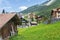 Idyllic rural landscape of Swiss