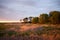 Idyllic rural scene form North Dakota at sunset