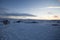 Idyllic Snow Covered Landscape