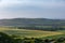 An idyllic South Downs view from Firle Beacon, on a sunny spring evening