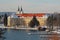 Idyllic Tegernsee castle in winter