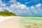 Idyllic tropical beach on Cayo Coco, Cuba