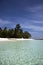 Idyllic vacation island in the Maldives