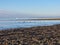 Idyllic view of the sea with birds at Lee On The Solent, Hampshire, UK