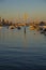 Idyllic view of Williamstown with its many sailboats in the background