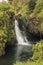 Idyllic waterfall in the tropical forest