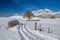 Idyllic winter landscape, Wilder Kaiser, Kitzbuehel, Tyrol, Austria