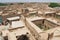 Iew to the roofs of the old buildings in the historical part of the Yazd city, Iran.