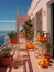 If Matisse Was A Photographer, A Balcony With Oranges And Plants