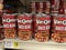 IGA Grocery store Van Camps canned baked beans and price 15 ounce