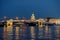 Ight view of the palace Bridge. Scarlet Sails Alumni Festival