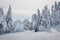 Igloo building in the high mountain