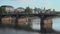 Ignatz Bubis bridge Main river Frankfurt Germany