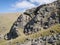 Igneous rock outcrop near Helvellyn, Cumbria, UK