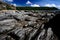 Igneous rocks in beach