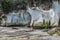 Ignimbrite cliffs in New Zealand