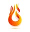 Ignite flame burning icon