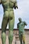 Igor Mitoraj statues at Pompeii archaeological site, Italy