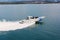 IGOUMENITSA, GREECE - MARCH 3, 2017: A Greek coast guard ship on patrol near Igoumenitsa port