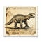 Iguanodon Dinosaur Stamp - Unique Artistic Design For Collectors