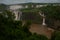 Iguassu Falls, Brazil, America. This is Iguazu Falls. A quarter of a million gallons of water flow through here every second