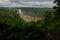 Iguassu Falls, Brazil, America. This is Iguazu Falls. A quarter of a million gallons of water flow through here every second