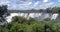 Iguassu waterfalls in brazil argentina border