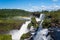 Iguazu falls view from Argentina