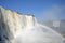 Iguazu waterfalls rainbow on sunny