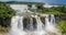 Iguazu waterfalls seen from Brazil