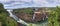 `IguaÃ§u Falls` on the Brazilian side in a large panoramic photo