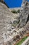 Iin the courtyard of fortresses Guaita on Mount Titan.