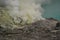 Ijen Crater is a acidic crater lake located at the top of Mount Ijen